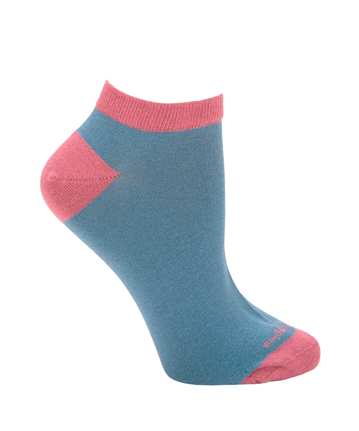 Calcetin Algodón Mujer Ped Liso Azul Hush Puppies