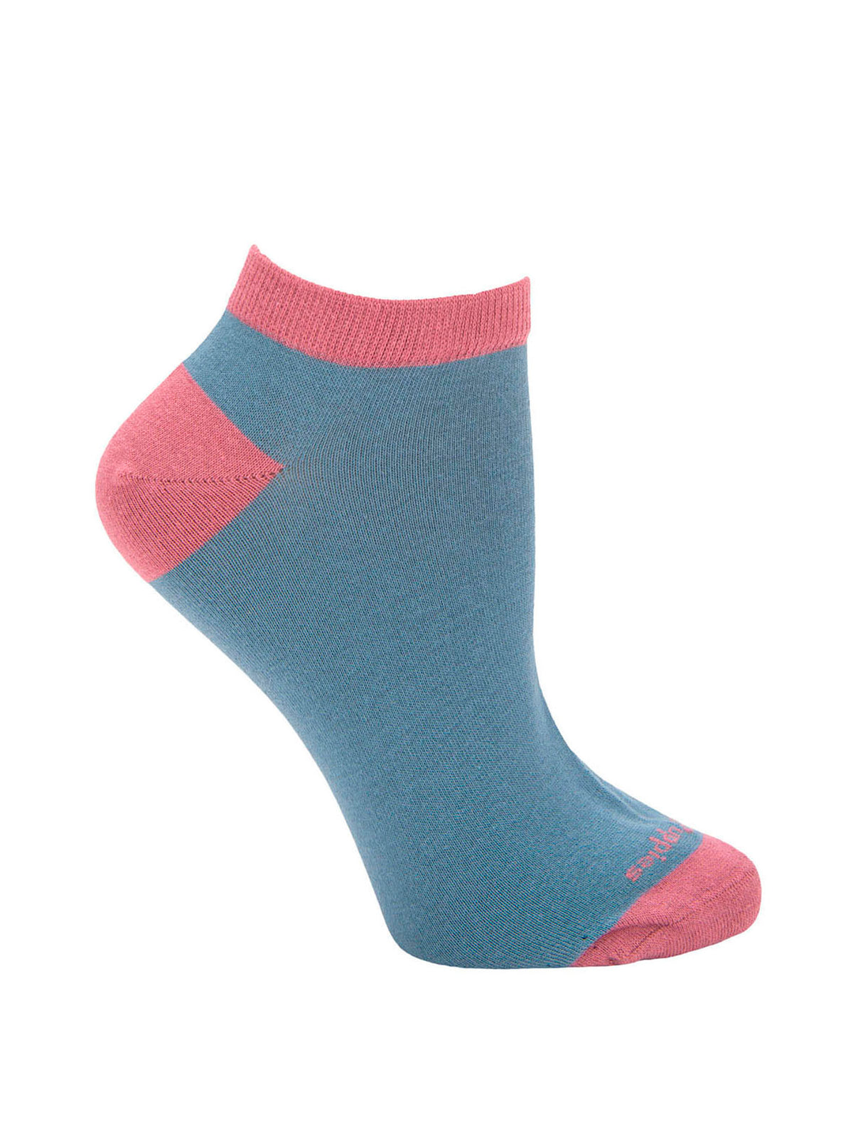 Calcetin Algodón Mujer Ped Liso Azul Hush Puppies