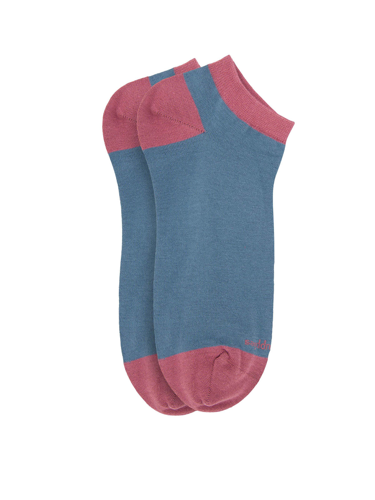 Calcetin Algodón Mujer Ped Liso Azul Hush Puppies