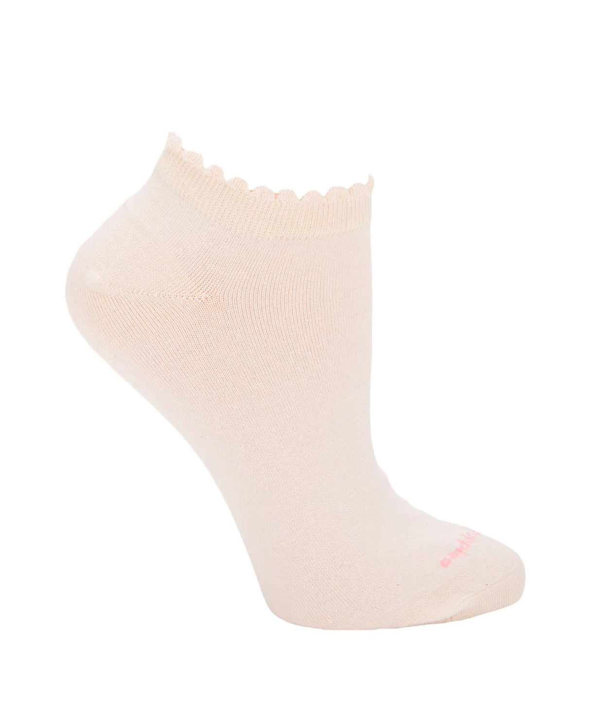 Calcetin Algodón Mujer Ped St Plain Beige/Crudo Hush Puppies