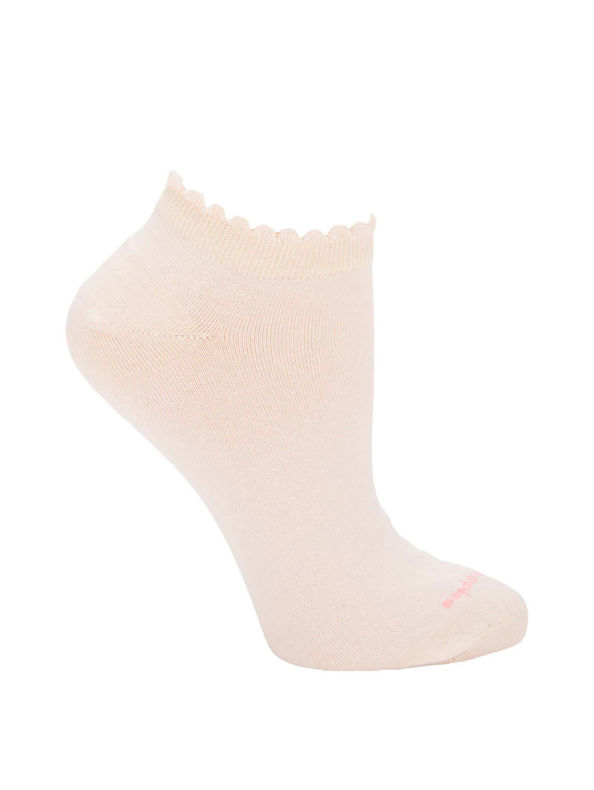 Calcetin Algodón Mujer Ped St Plain Beige/Crudo Hush Puppies