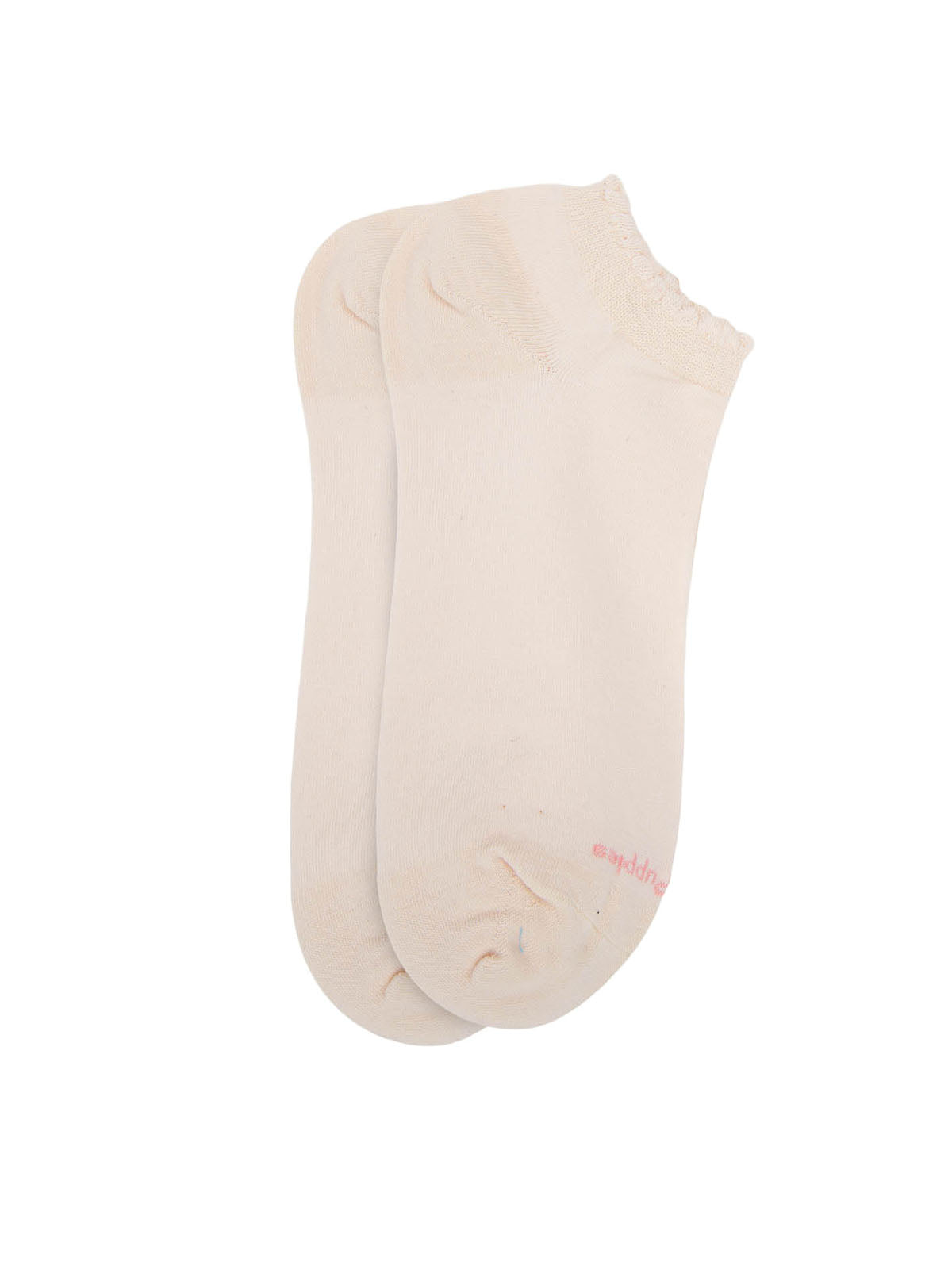 Calcetin Algodón Mujer Ped St Plain Beige/Crudo Hush Puppies