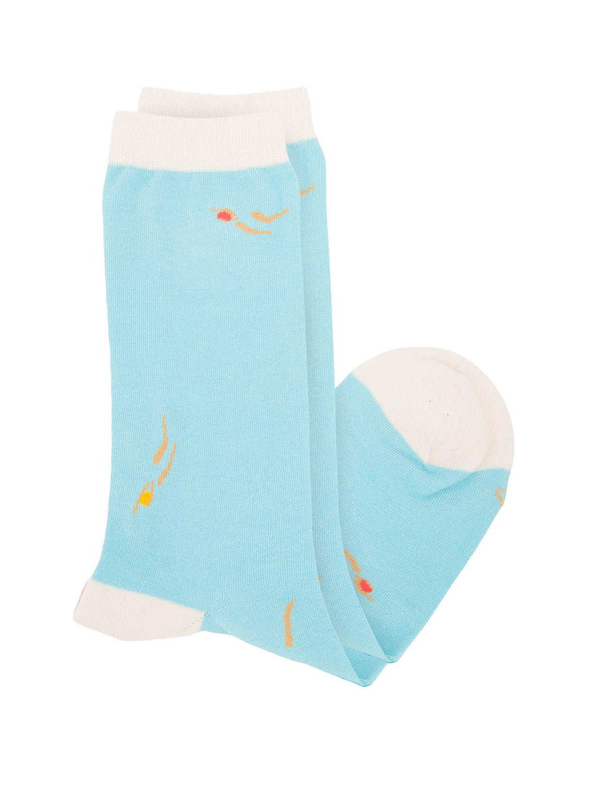 Calcetin Algodón Mujer C Swim Azul Hush Puppies