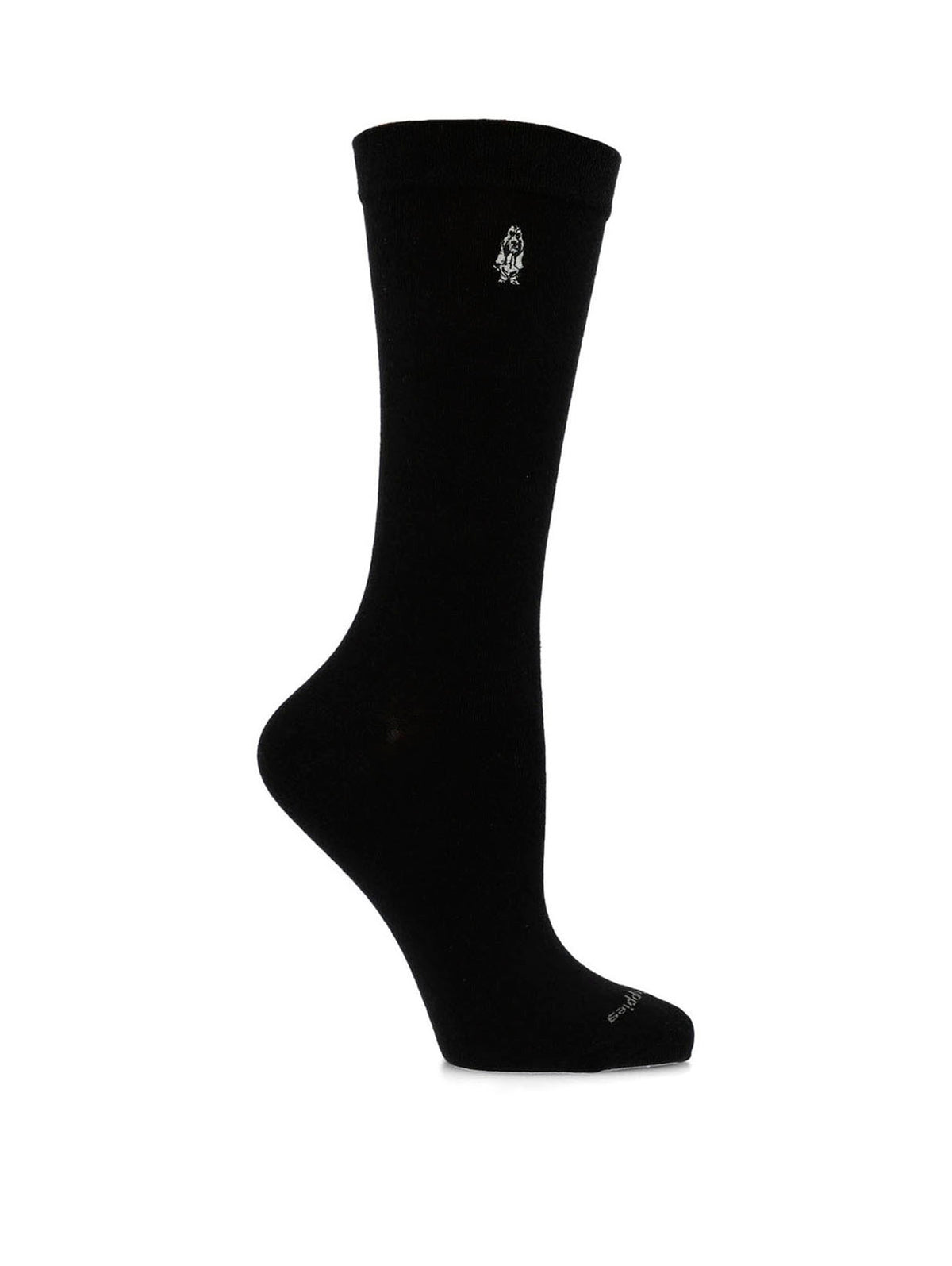 Calcetin Algodón Mujer C Cuff Classic Negro Hush Puppies