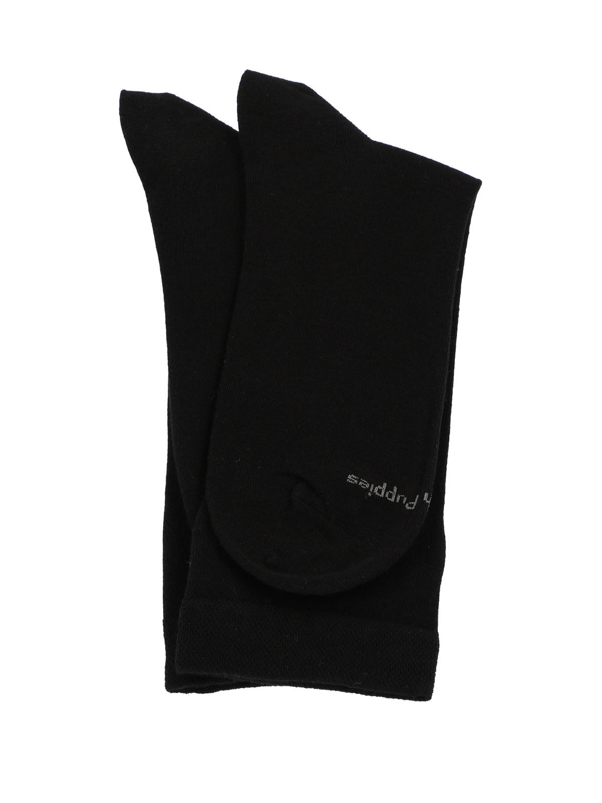 Calcetin Algodón Mujer C Cuff Classic Negro Hush Puppies