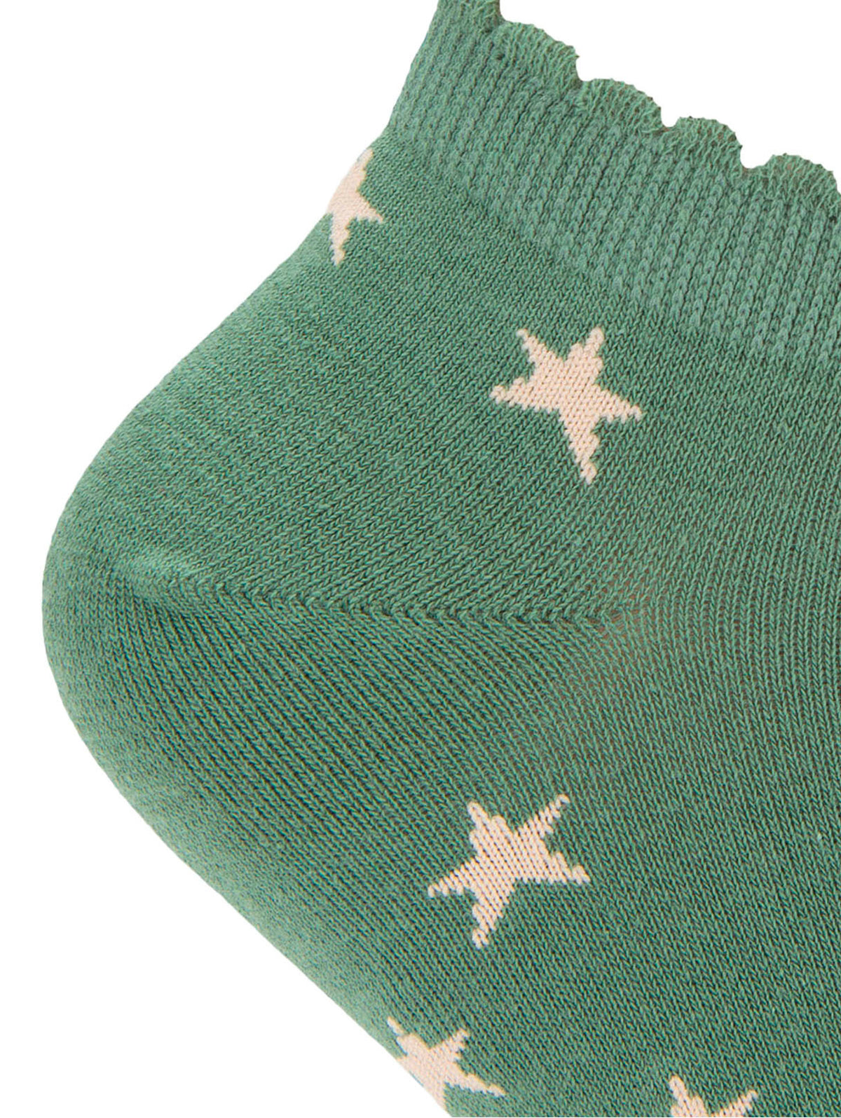Calcetin Algodón Mujer Ped St Stars Verde Hush Puppies