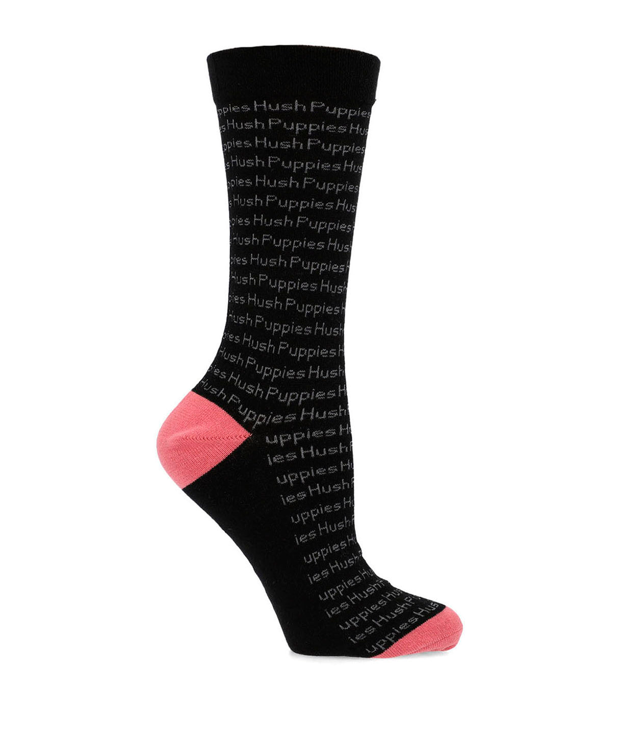 Calcetin Algodón Mujer C Cuff Hush Negro Hush Puppies