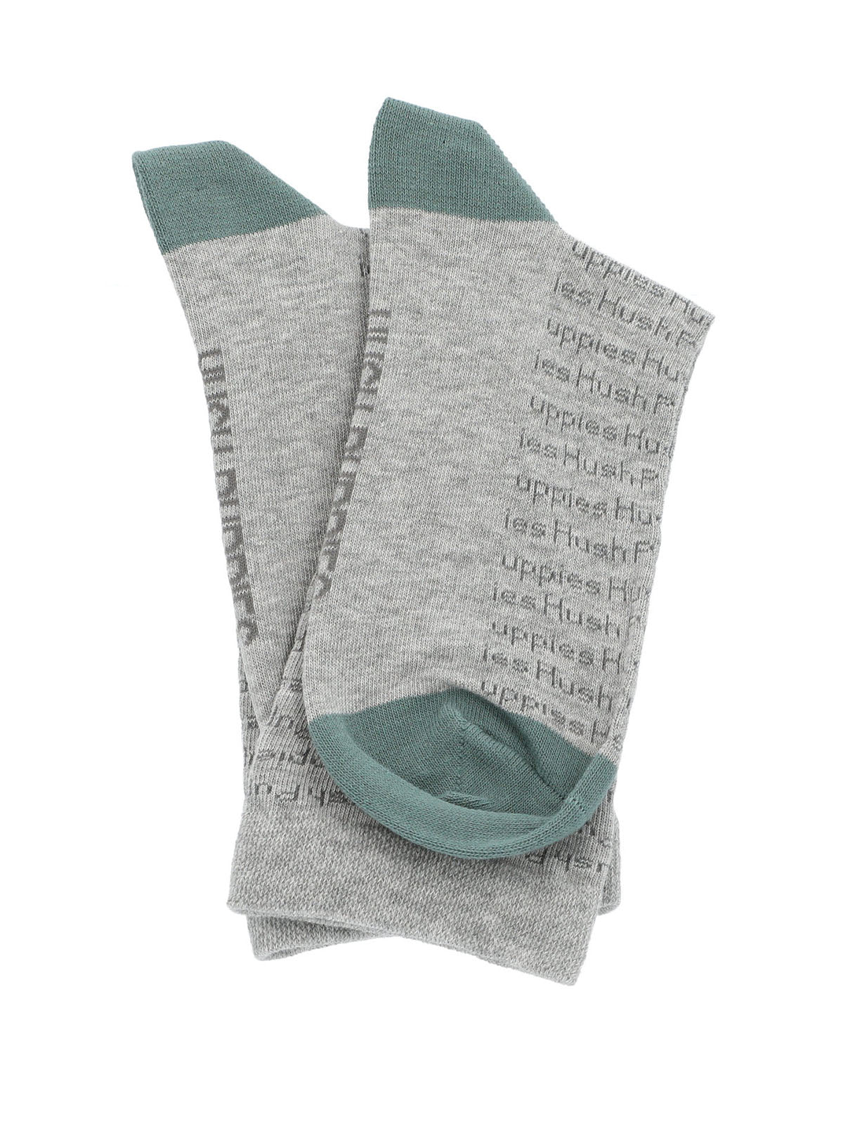 Calcetin Algodón Mujer C Cuff Hush Gris Hush Puppies