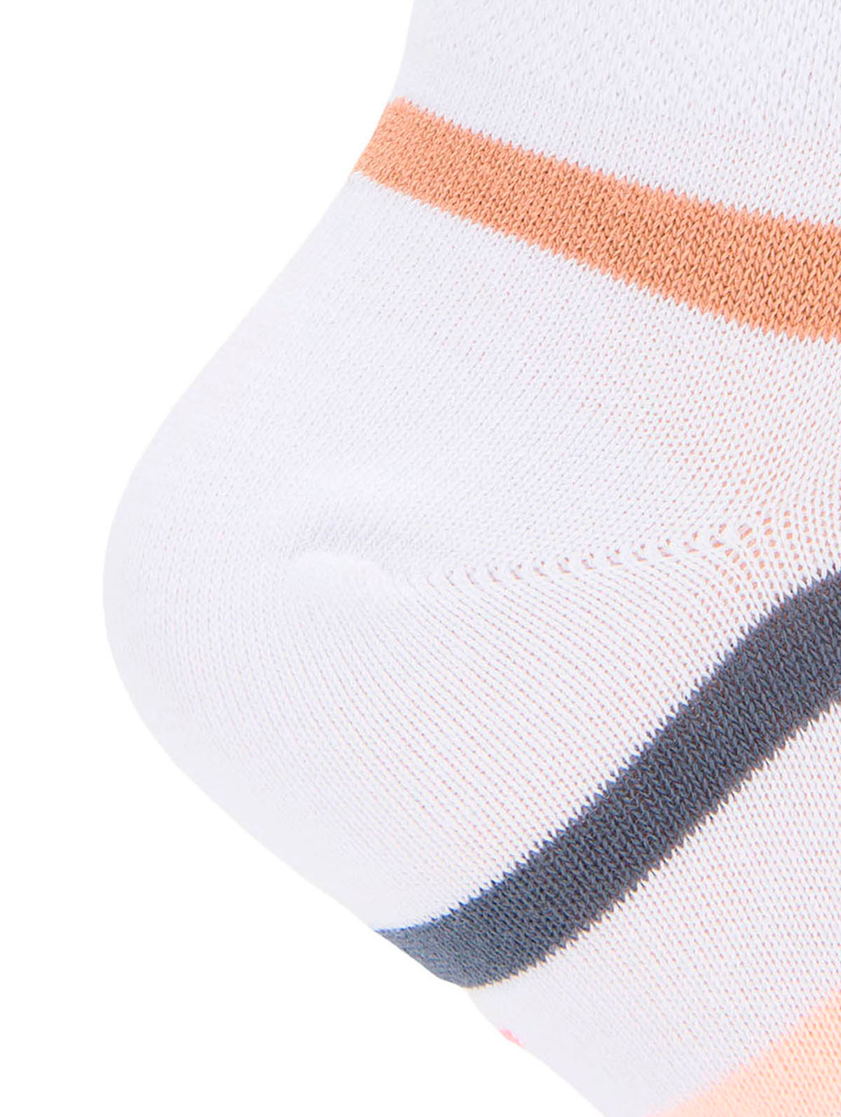 Calcetin Algodón Mujer Ped Stripe Blanco Hush Puppies