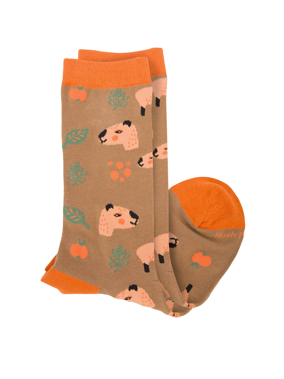 Calcetin Algodón Mujer C St Capibara Beige/Crudo Hush Puppies | Hush Puppies