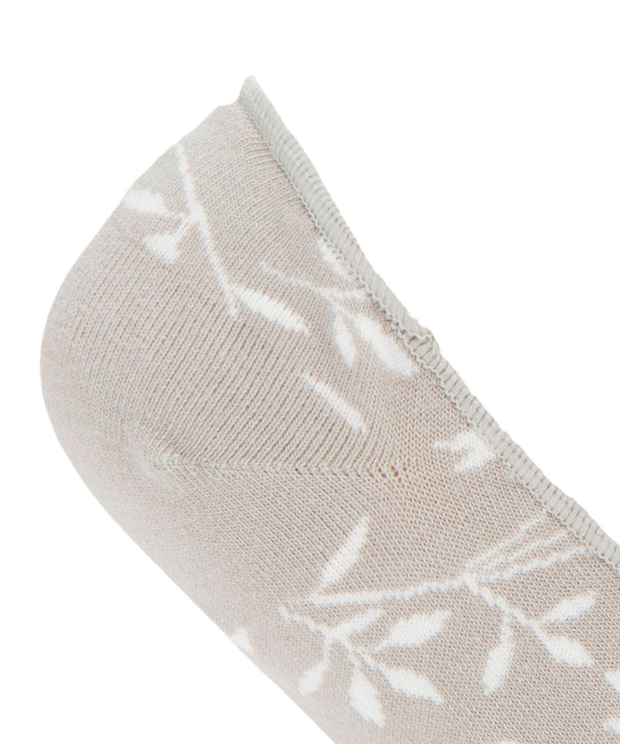 Calcetin Algodón Mujer Inv M Hojas Gris Hush Puppies