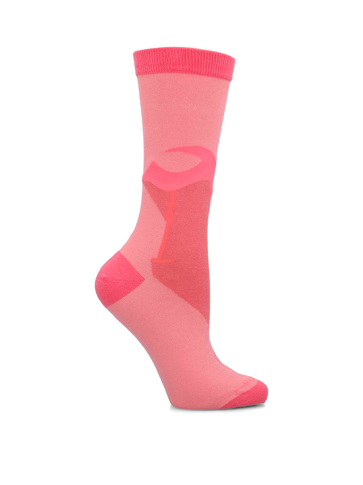 Calcetin Algodón Mujer Diff Flamingo Rosado Hush Puppies