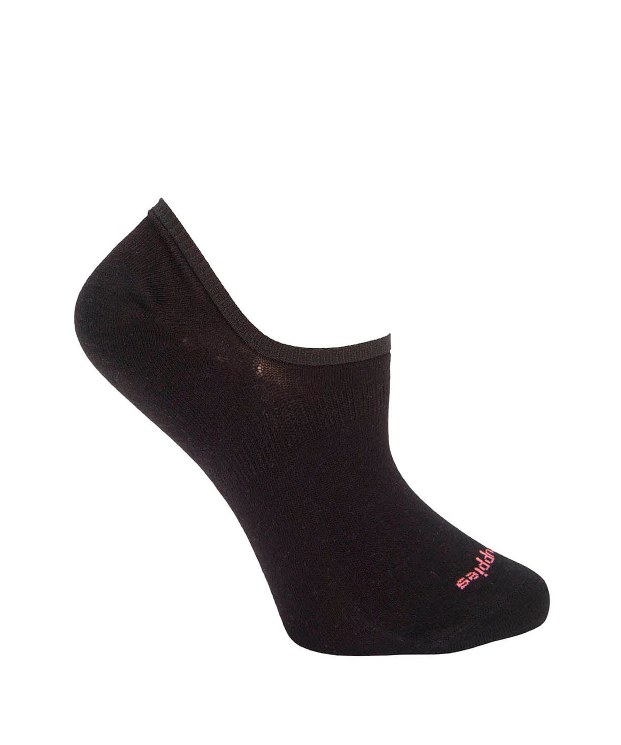Calcetin Algodón Mujer Inv S Liso Negro Hush Puppies