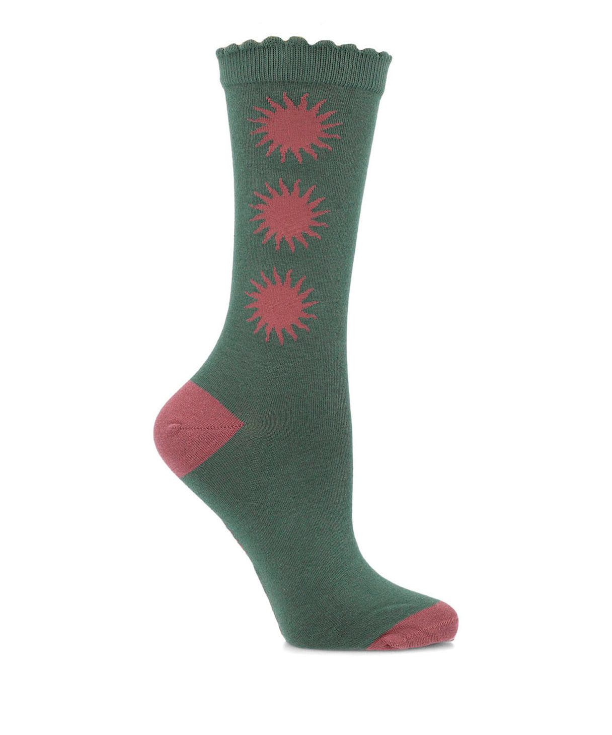 Calcetin Algodón Mujer C St Sun Verde Hush Puppies