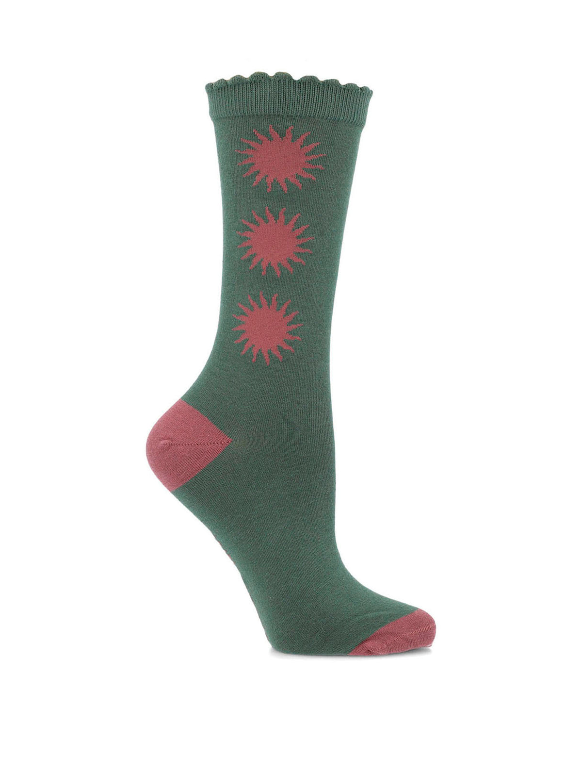 Calcetin Algodón Mujer C St Sun Verde Hush Puppies