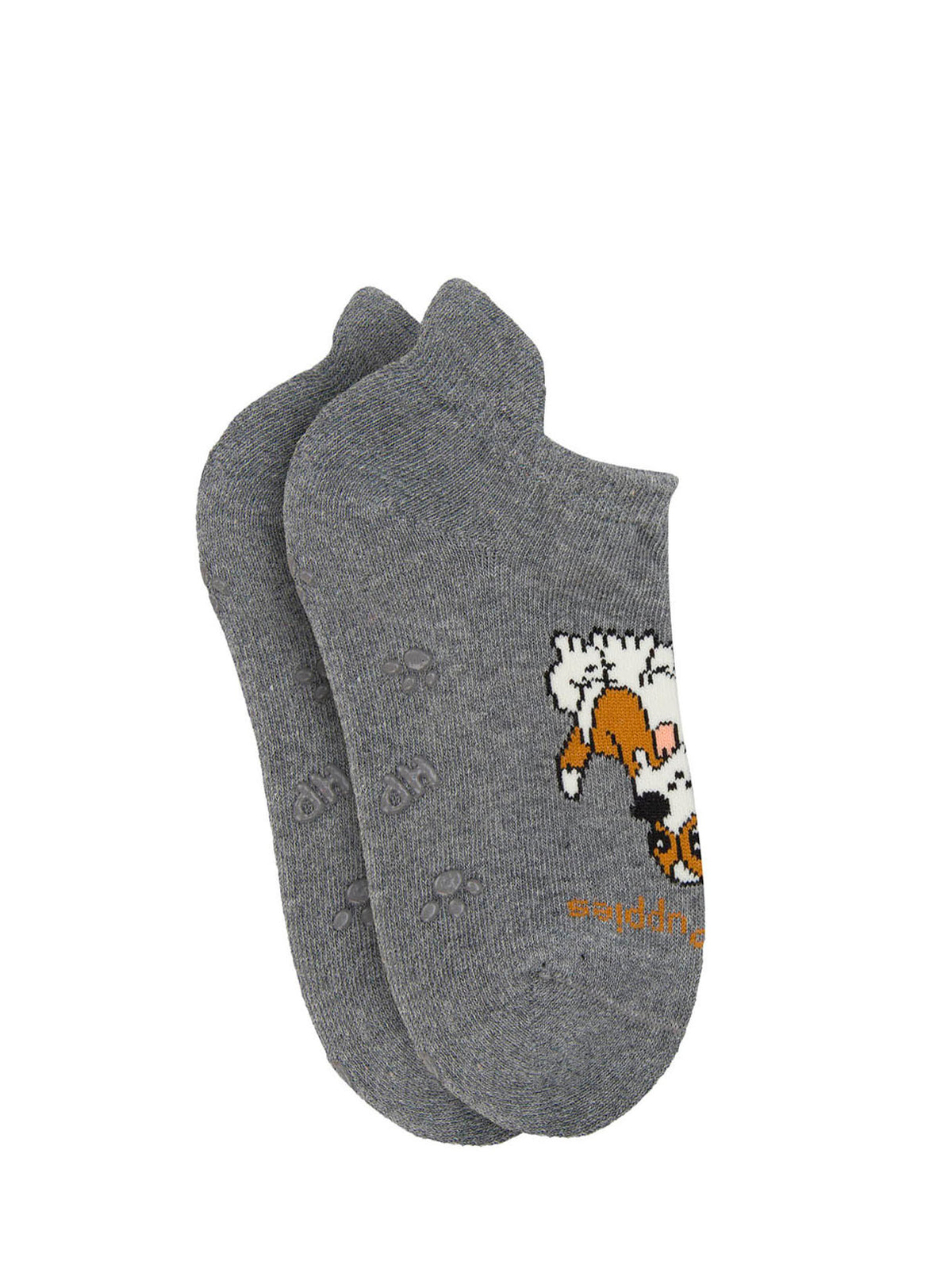 Calcetin Algodón Niño Ped Sport Dog Gris Hush Puppies