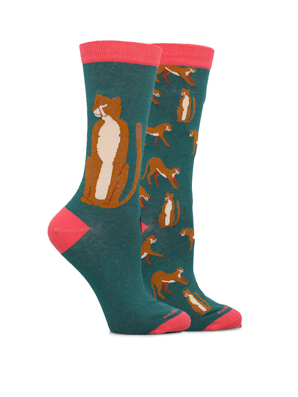 Calcetin Algodón Mujer Diff Felino Azul Hush Puppies