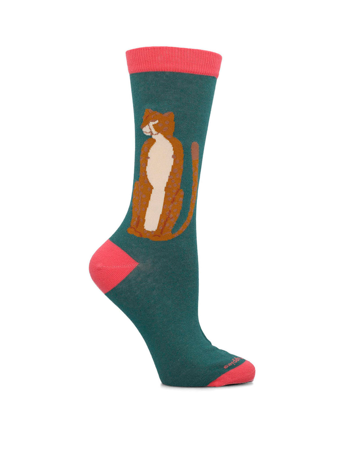 Calcetin Algodón Mujer Diff Felino Azul Hush Puppies