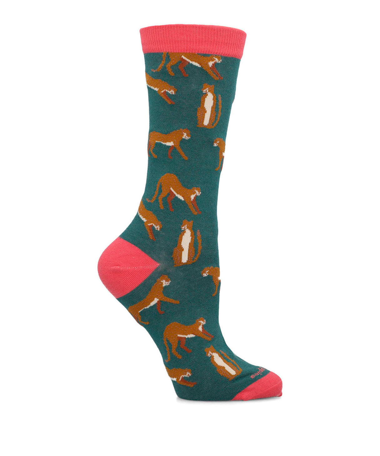 Calcetin Algodón Mujer Diff Felino Azul Hush Puppies