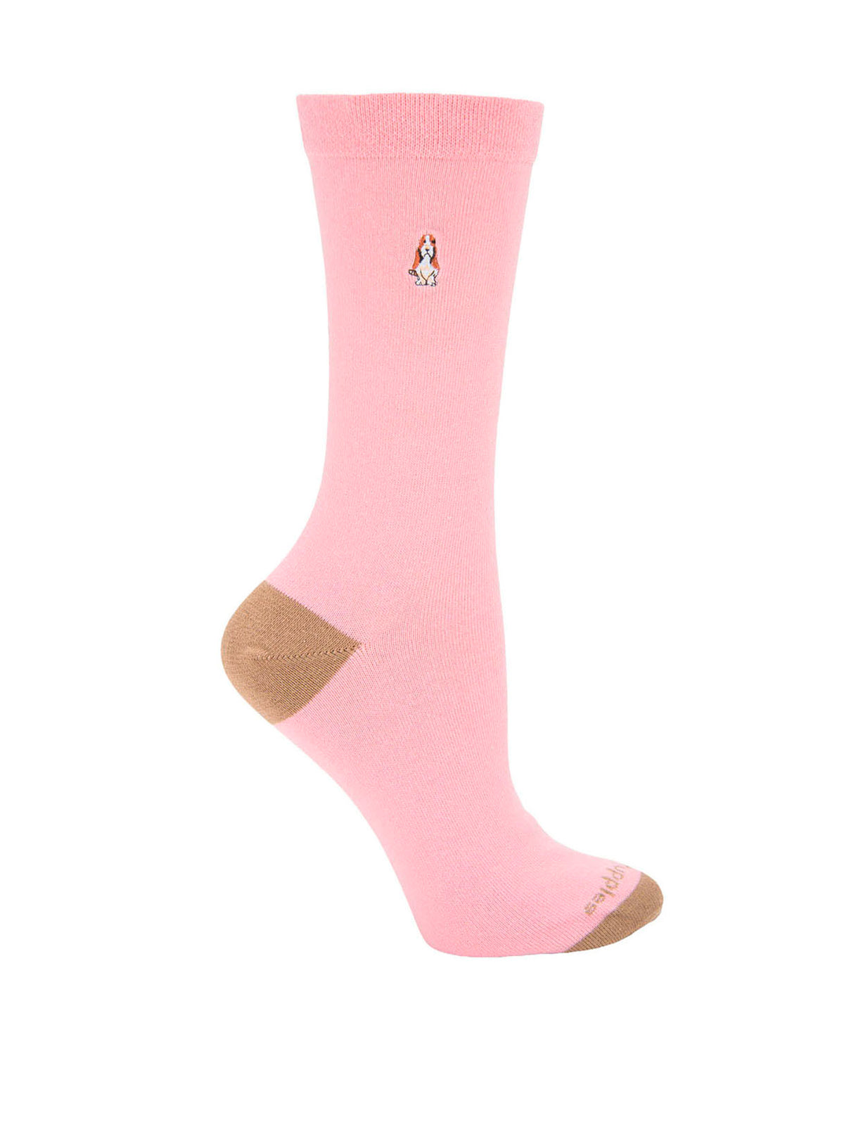 Calcetin Algodón Mujer C Cuff Plain Rosado Hush Puppies