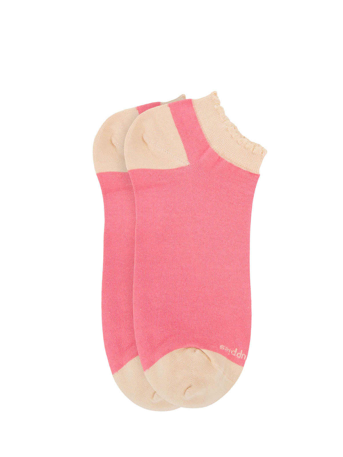 Calcetin Algodón Mujer Ped St Clasico Rosado Hush Puppies