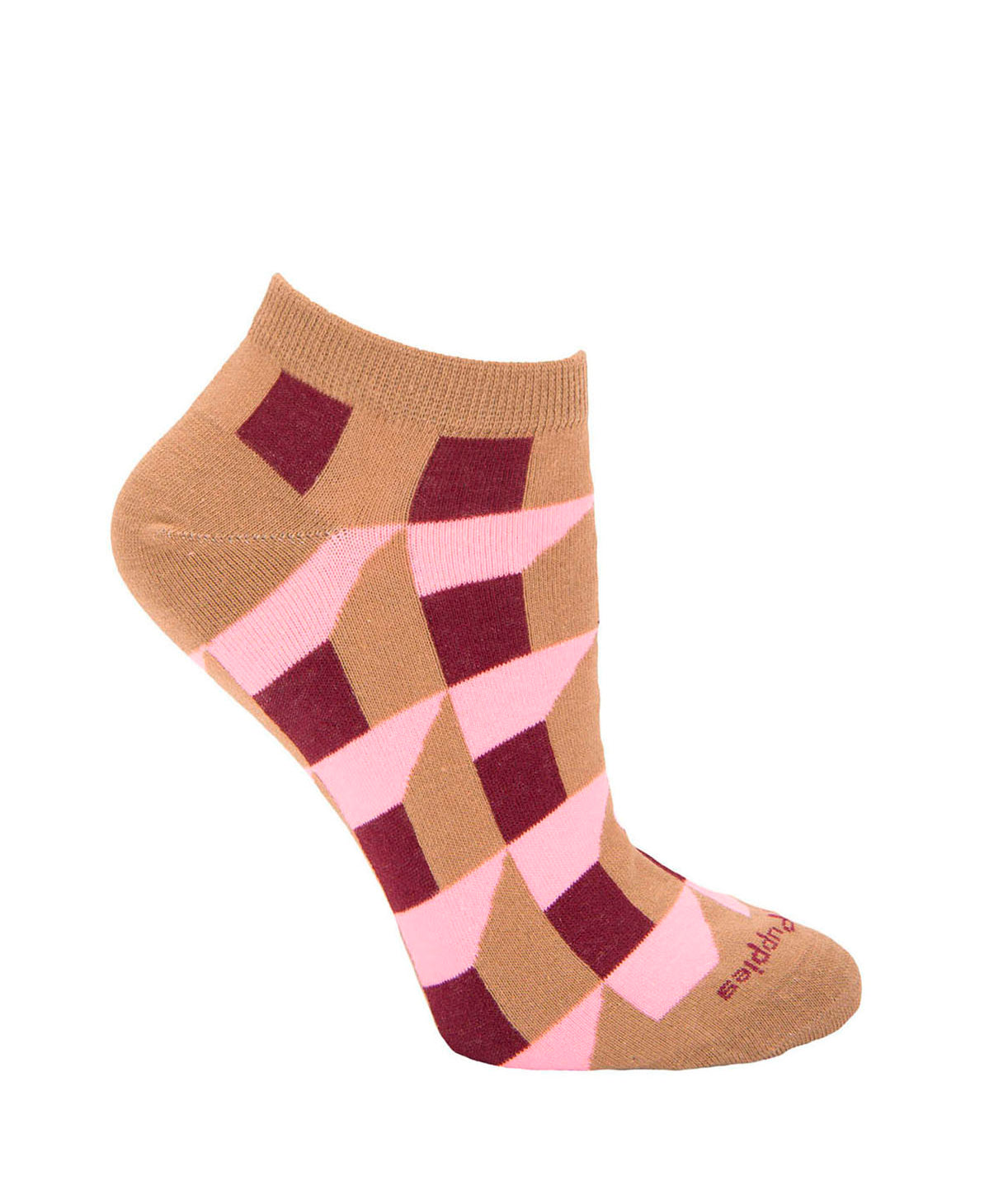 Calcetin Algodón Mujer Ped Perth Beige/Crudo Hush Puppies