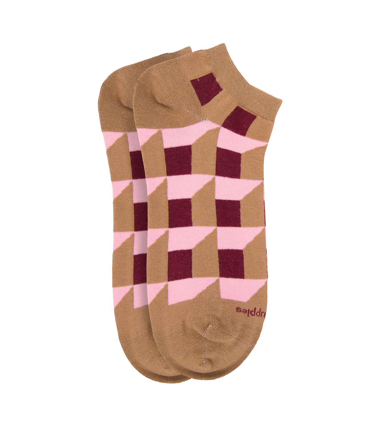 Calcetin Algodón Mujer Ped Perth Beige/Crudo Hush Puppies