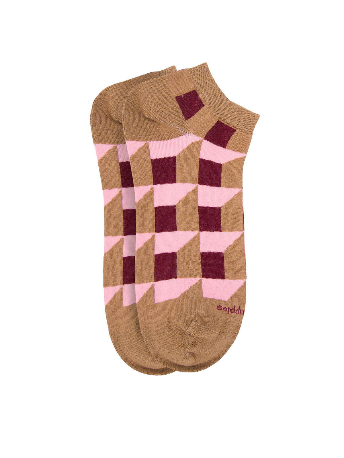Calcetin Algodón Mujer Ped Perth Beige/Crudo Hush Puppies