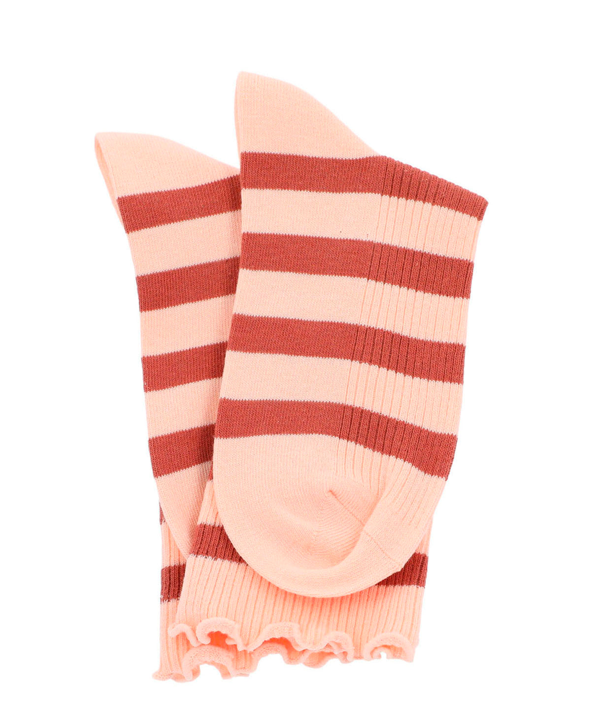 Calcetin Algodón Mujer C Stripes Rosado Hush Puppies