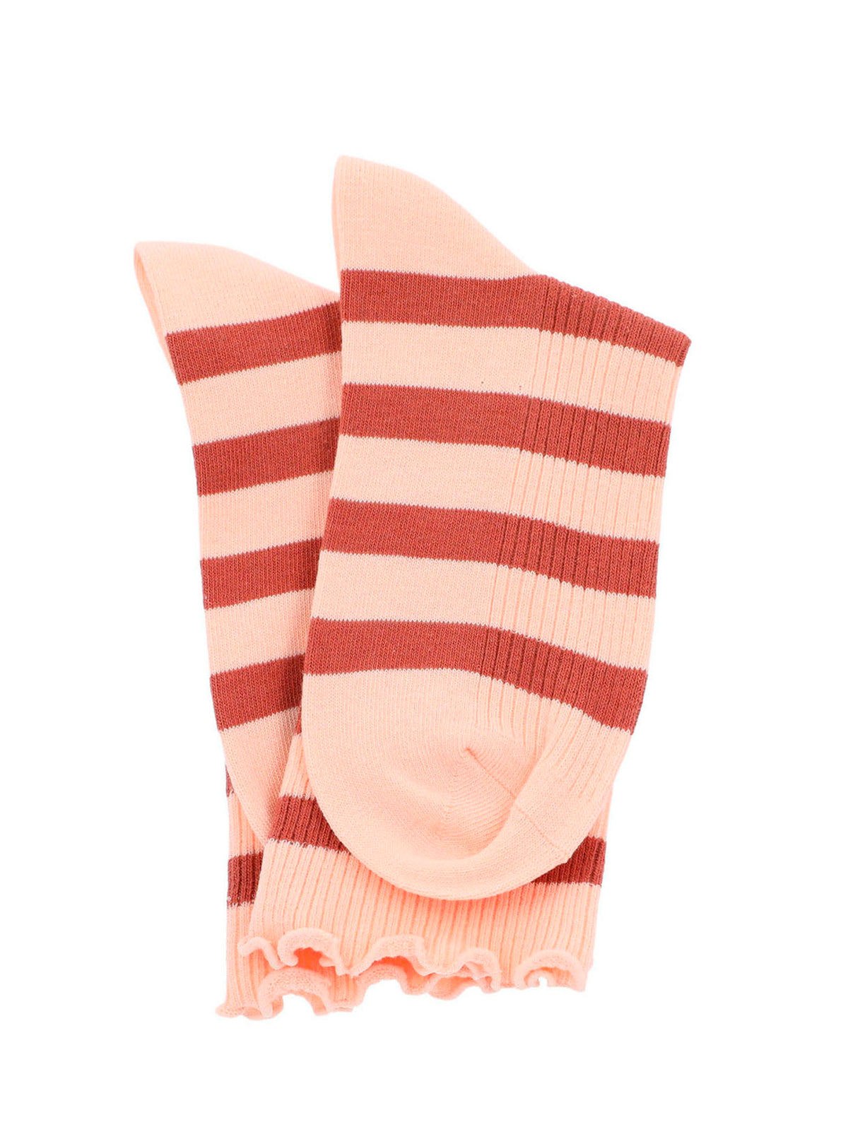 Calcetin Algodón Mujer C Stripes Rosado Hush Puppies