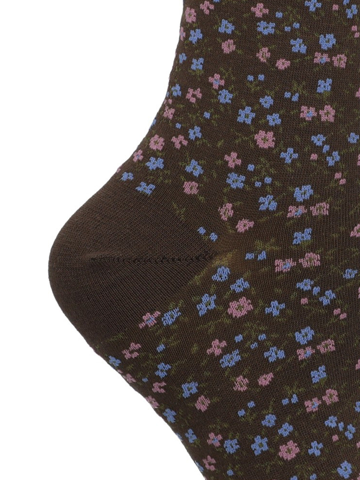 Calcetin Algodón Mujer C Cuff Allover Café Hush Puppies
