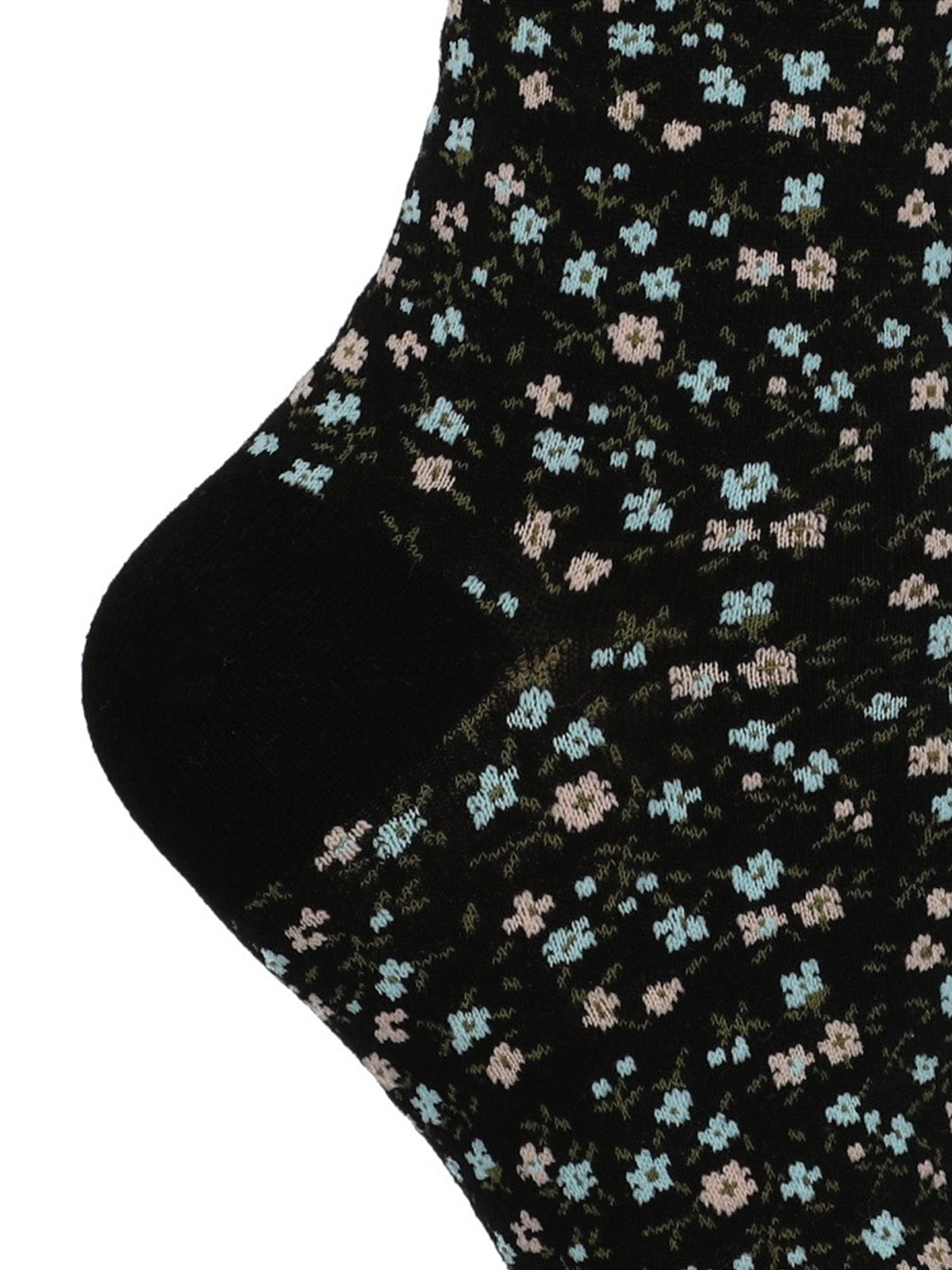 Calcetin Algodón Mujer Cuff Allover Negro Hush Puppies