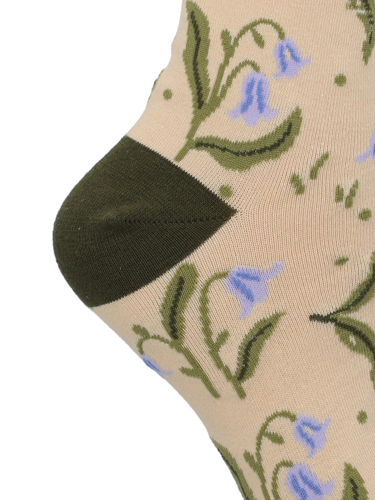 Calcetin Algodón Mujer C Flower Beige Hush Puppies