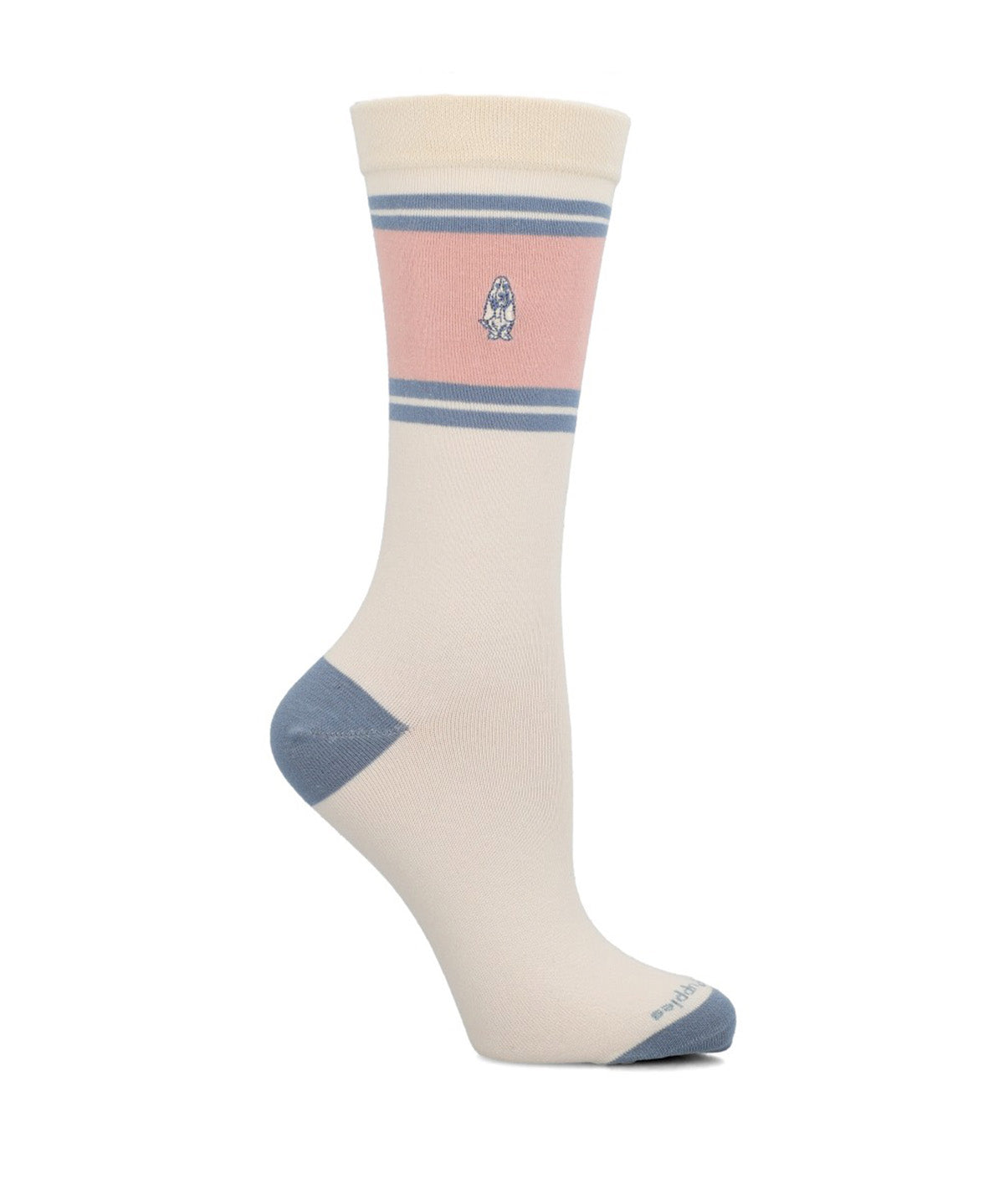 Calcetin Algodón Mujer Cuff Dogline Beige Hush Puppies