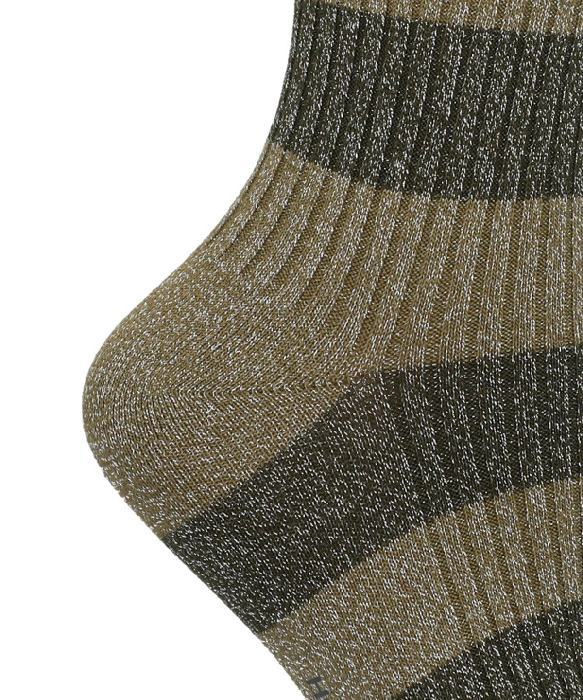 Calcetin Algodón Mujer C Lurex Block Verde Hush Puppies