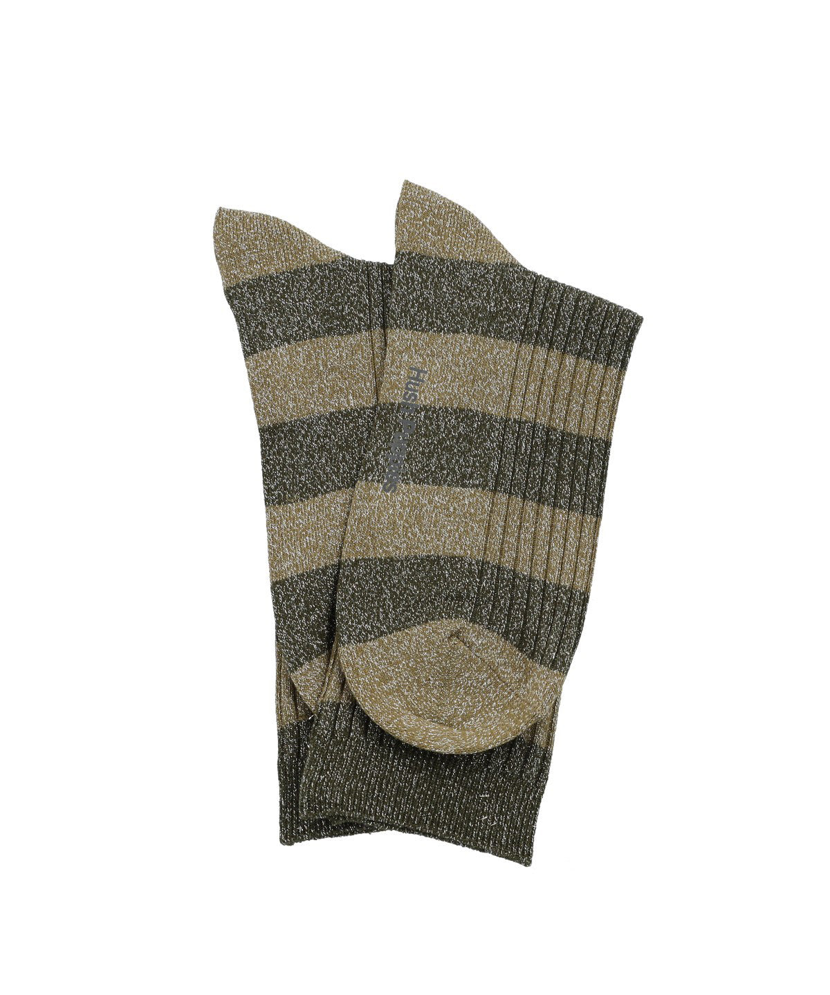 Calcetin Algodón Mujer C Lurex Block Verde Hush Puppies