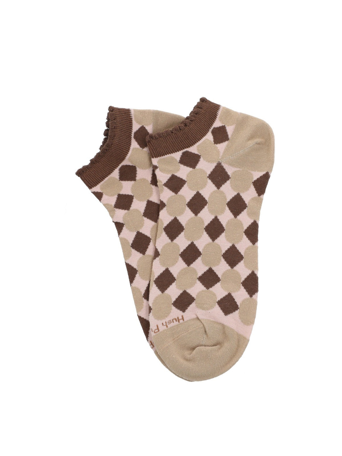 Calcetin Algodón Mujer Ped St Figures Café Hush Puppies