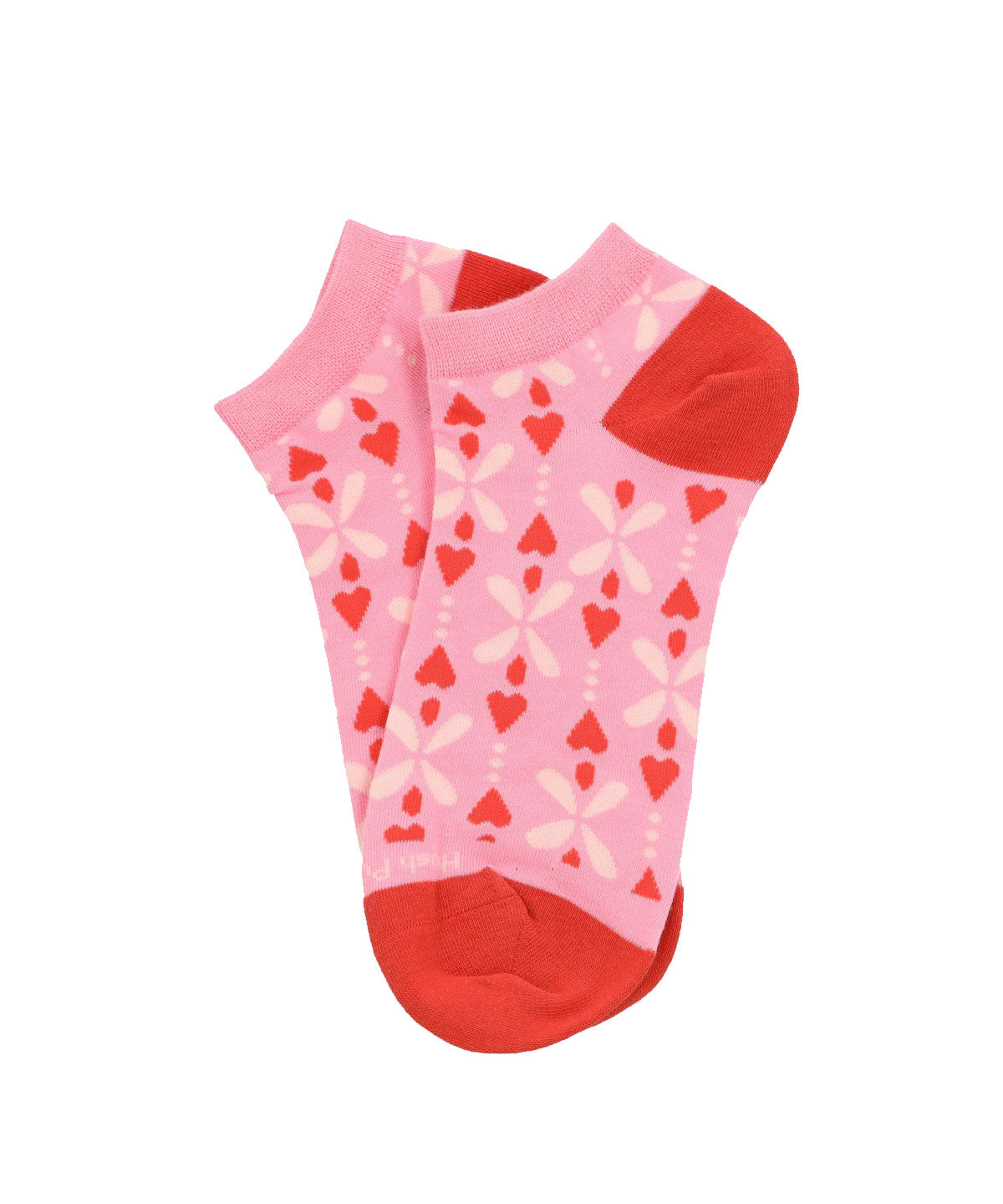 Calcetin Algodón Mujer Ped Heart Rosado Hush Puppies