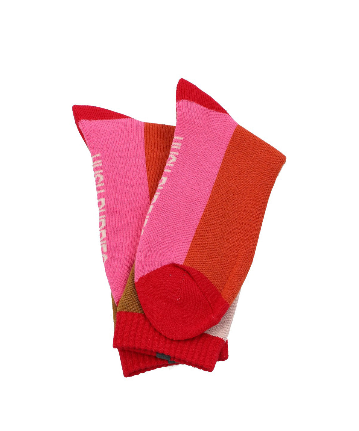 Calcetin Algodón Mujer Heavy Block Rosado Hush Puppies