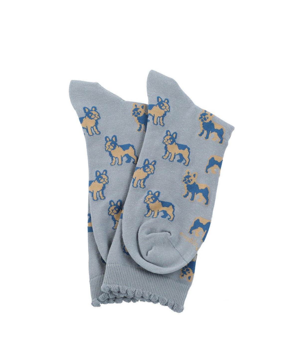 Calcetin Algodón Mujer C St Pug Azul Hush Puppies