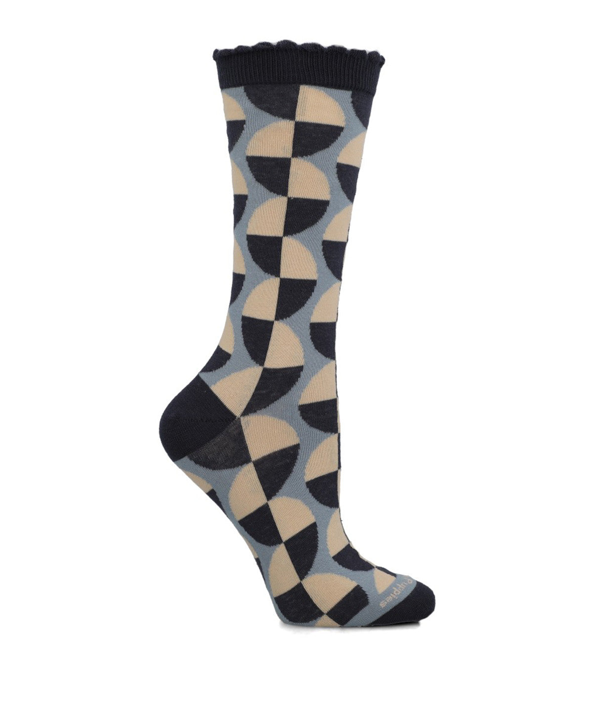 Calcetin Algodón Mujer C Design Azul Hush Puppies