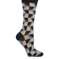 Calcetin Algodón Mujer C Design Azul Hush Puppies