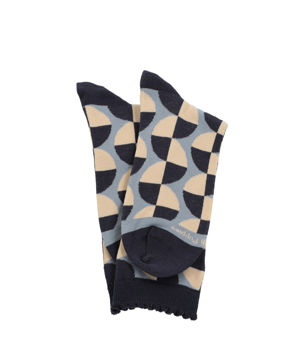 Calcetin Algodón Mujer C Design Azul Hush Puppies