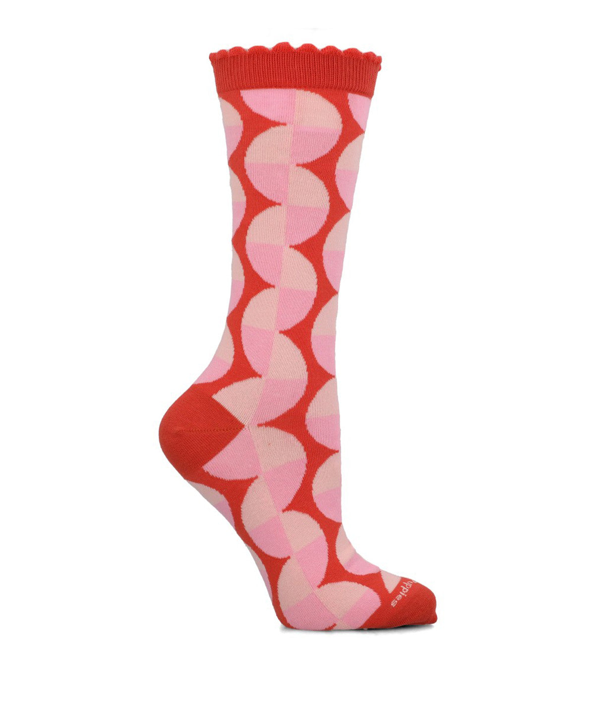 Calcetin Algodón Mujer C Design Rosado Hush Puppies