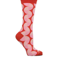 Calcetin Algodón Mujer C Design Rosado Hush Puppies