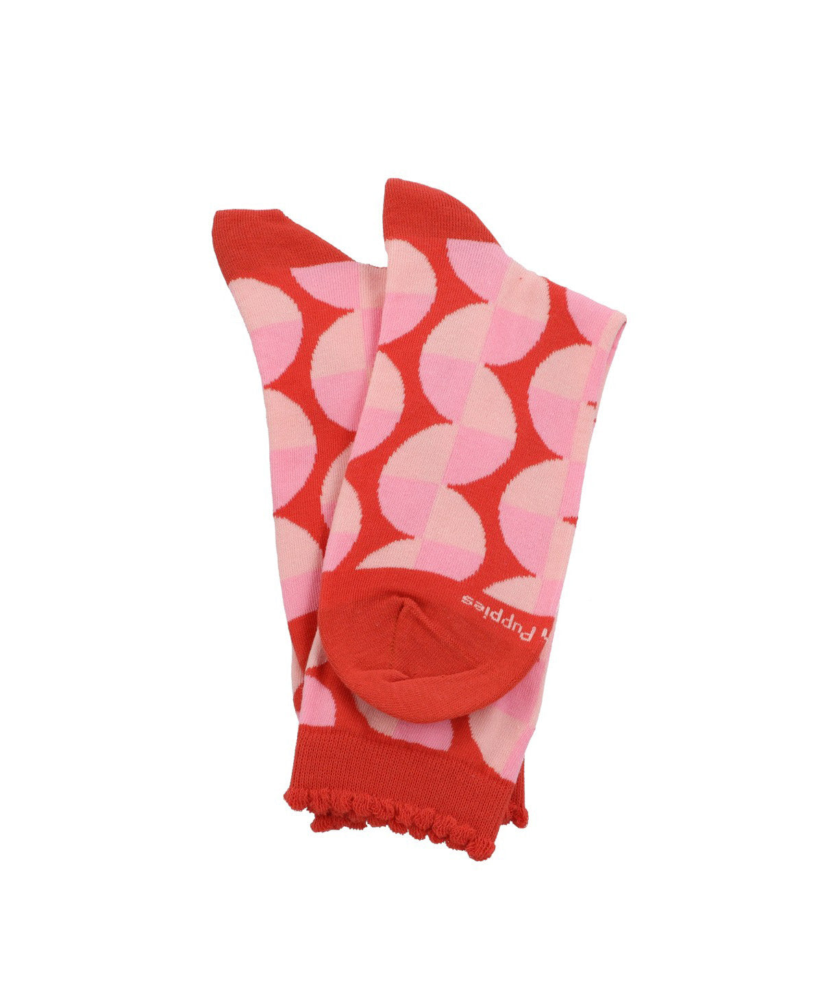 Calcetin Algodón Mujer C Design Rosado Hush Puppies