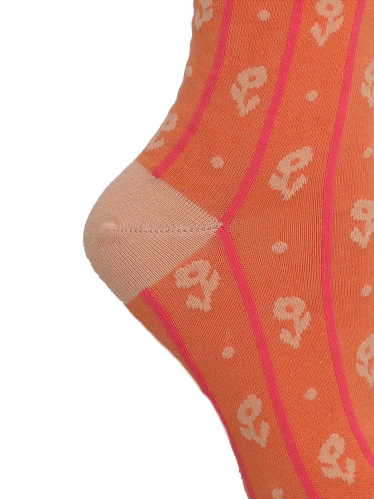 Calcetin Mujer Kh St Flower Naranjo Hush Puppies