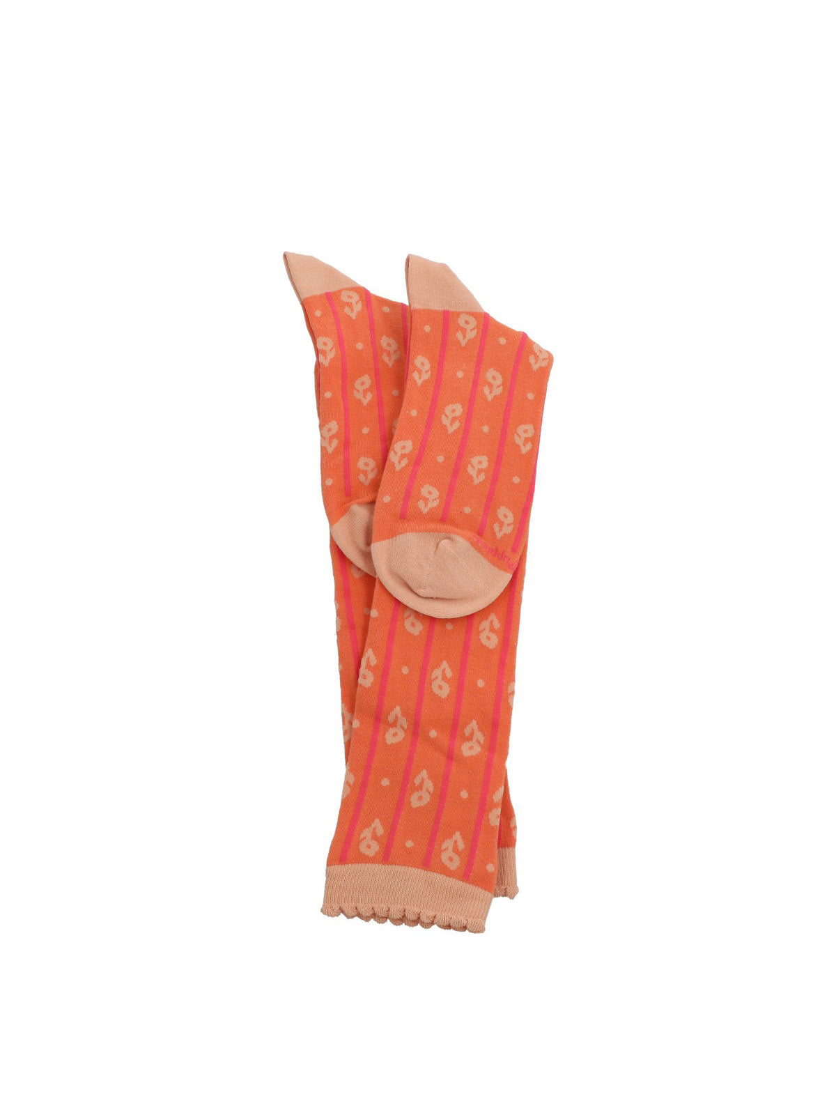 Calcetin Mujer Kh St Flower Naranjo Hush Puppies