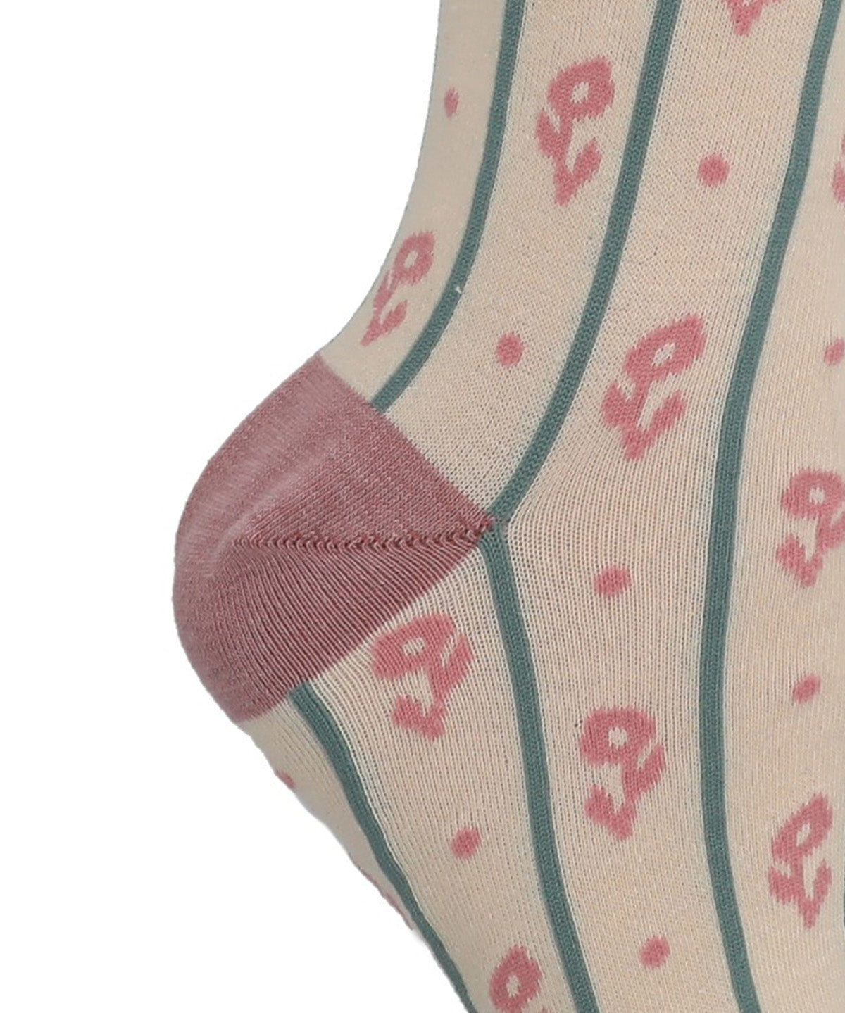 Calcetin Algodón Mujer Kh St Flower Beige Hush Puppies