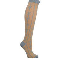 Calcetin Algodón Mujer Kh Ribbon Beige Hush Puppies